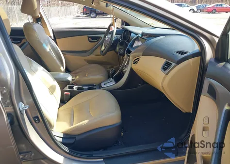 2011 Hyundai Elantra Limited z USA, uszkodzony, nr VIN 5NPDH4AE0BH007161